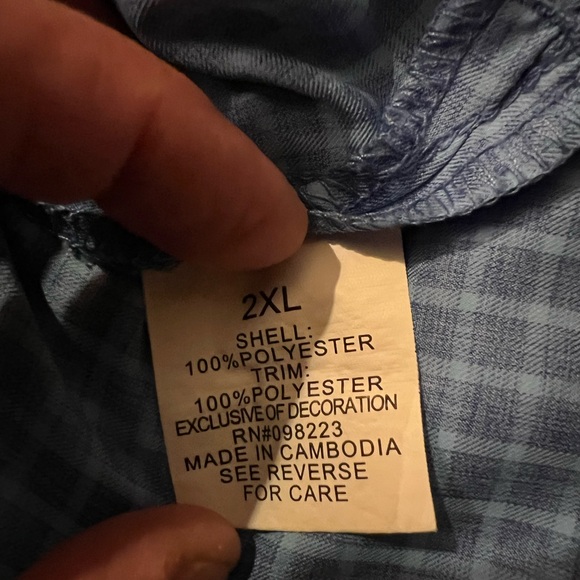 Magellan Outdoors Men's Aransas Pass Button Down long sleeve Shirt - Picture 6 of 12